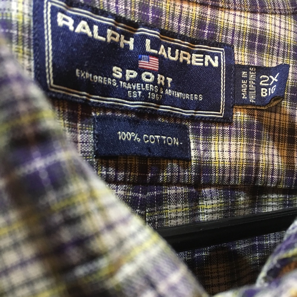 2XB Ralph Lauren Sport dress shirt